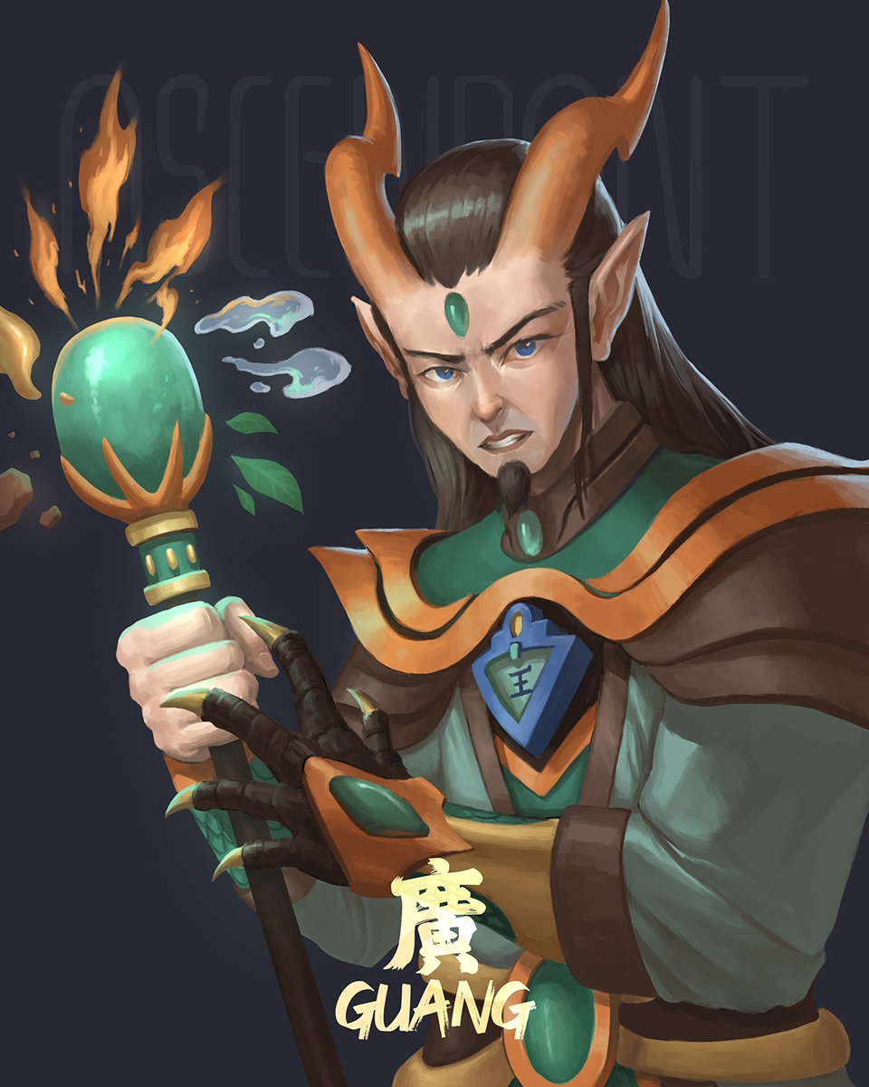 winkscollective's tweet photo. Guang is the current Azure King. Being a single parent is taking a toll on his health.

#ascendantcomic #webcomics #comics #characterdesign #characterart #webtoon #digitalart #digitalillustration #wuxia #OC https://t.co/ptI0oNgC1r