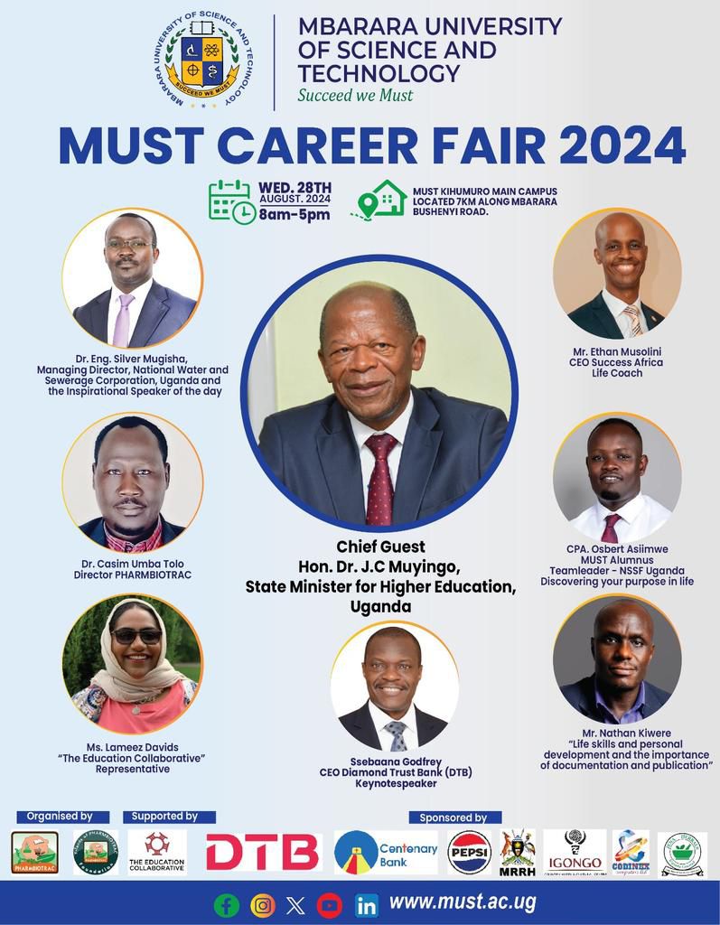 codinex_ug's tweet photo. It's MUST Carrier Fair and CODINEX COMPUTERS is a Sponsor to such a community event. We are and shall always be there where Tech needs to be implemented. #MUSTCareerFair24 @DrMuyingo  @NWSCMD @ethanmusolini  @yoasaine  @MbararaCorpClub  @MbararaUST https://t.co/zFuzVgAjht