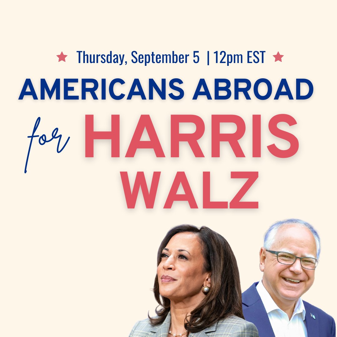 The take-away message from <a href="/DemConvention/">2024 Democratic National Convention</a> was to #DOSOMETHING - so let’s do this together. Join for the #global organizing call and let’s elect #HarrisWalz in 2024! #Register Now democratsabroad.org/americansabroa…
