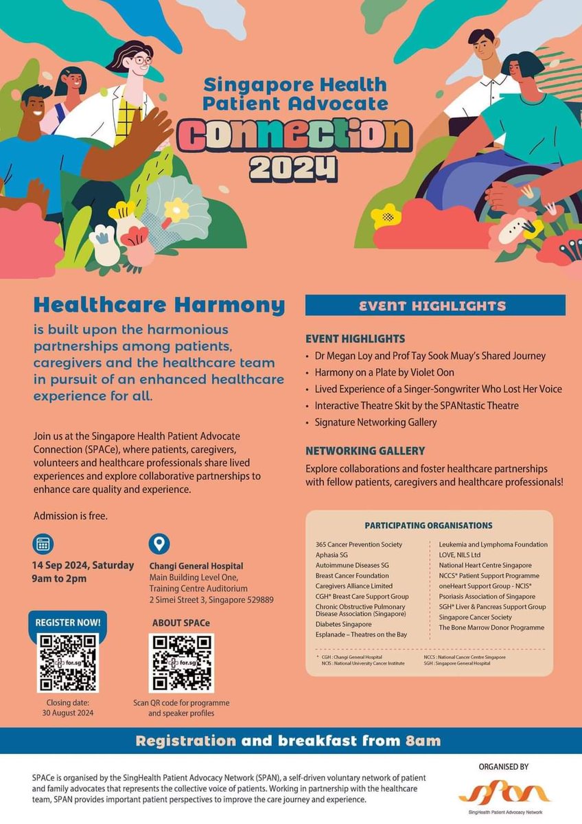 Upcoming Event! Singapore Health Patient Advocate Connection
singhealthdukenus.com.sg/ipsq/pages/sin…