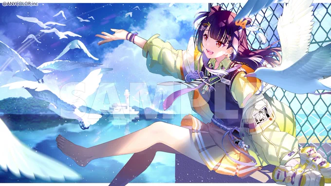 にじさんじ所属 海妹四葉様()の【SUMMER SONG】cover MVイラスト担当しました!よろしくです  #Yotsuh_Art 