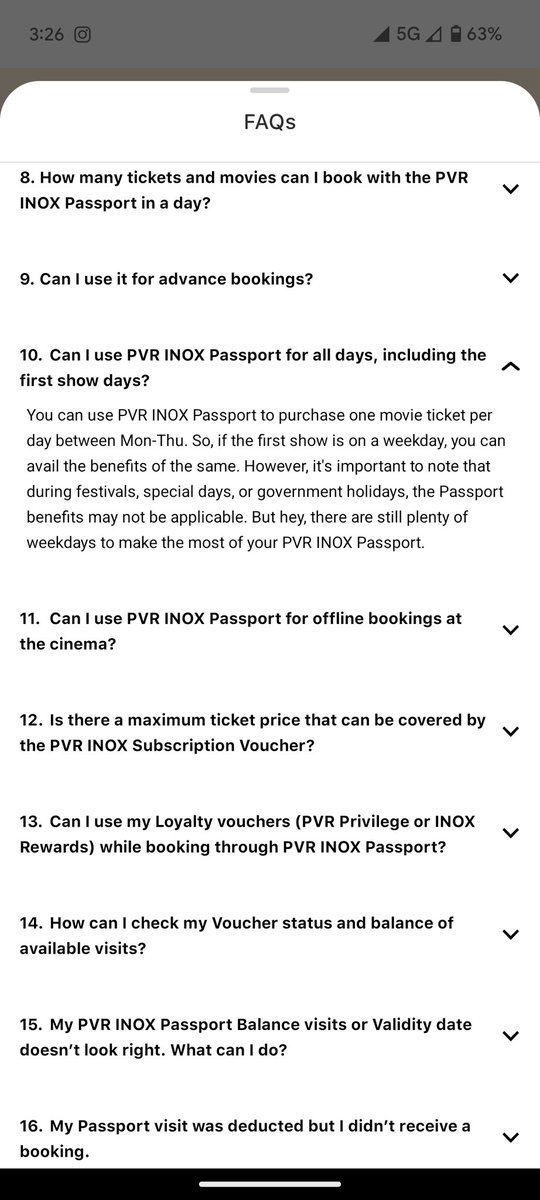 DARROW63's tweet photo. @_PVRCinemas PVR you are a big scam you say that passport can be used on a weekday even though it is FDFS but then when I try to book it says "not valid" dont buy the passport guys it's all a big scam,why do we need passport to watch old movies https://t.co/DEfkUdjQxU