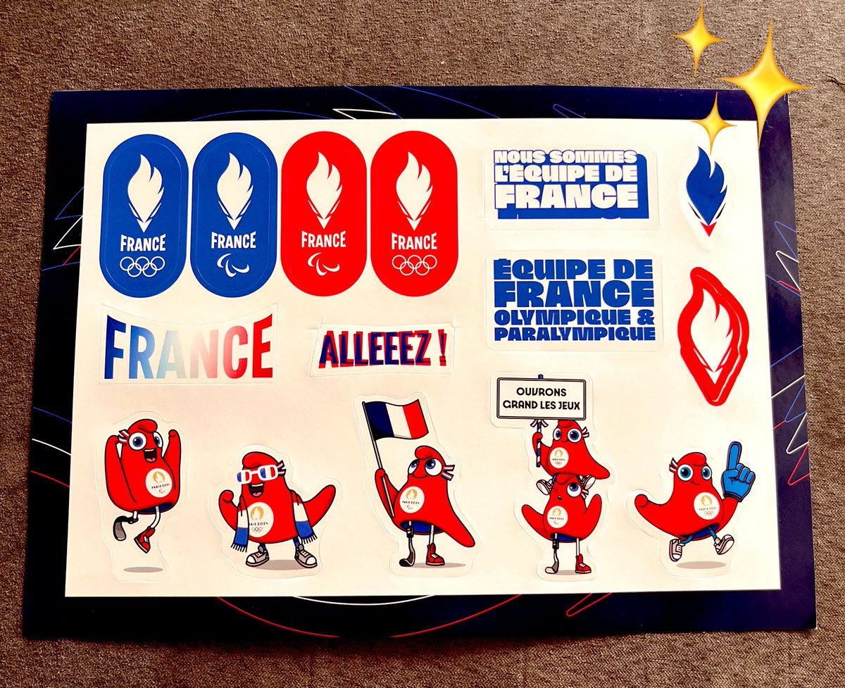 SolidMec's tweet photo. 🚨#CONCOURS 🚨

Pour fêter le retour de #Paris2024 aux #JeuxParalympiques j'offre une planche de stickers #Phryge @FranceOlympique !

@phryge_mascotte #ceremoniedouverture
#SNCF 
🔄RT + 🔂FOLLOW
(tirage au sort samedi 31/08 minuit) https://t.co/Y1iE7Fv1i2