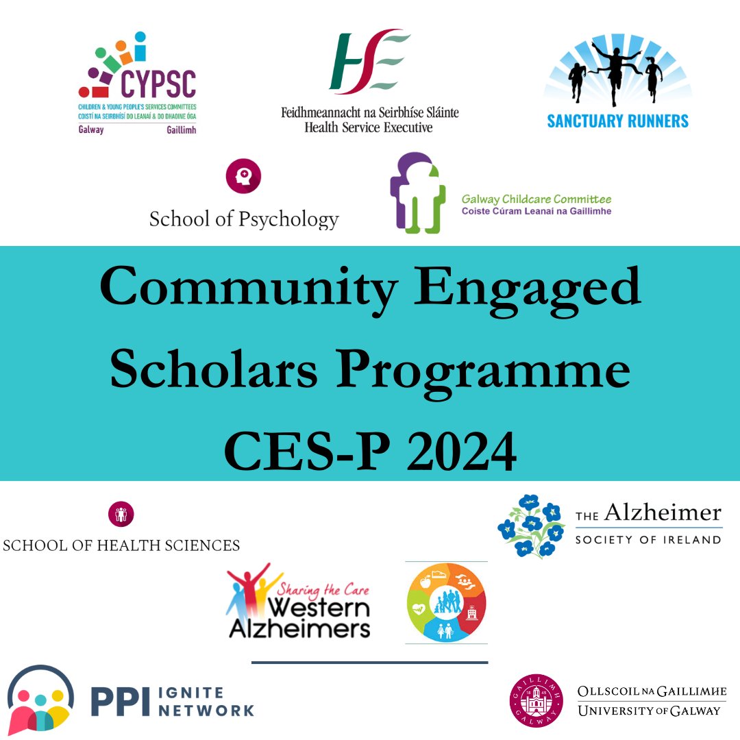 PPI Ignite Network @ University of Galway are delighted to announce the three Community-Academic Partnerships awardees of the Community Engaged Scholars Programme 2024. 

A huge congratulations to the successful applicants. 

Read More: universityofgalway.ie/ppi/communitye…