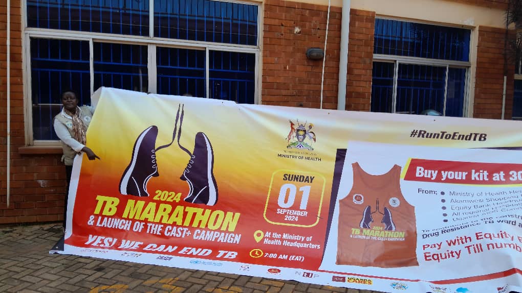 TASOUganda's tweet photo. 3 days to go
Do you have your kit for the #TB marathon yet? If not, why not?
On September 1st, we will #RunToEndTB. All proceeds go to building a #MultiDrugResistant TB ward @IgangaHospital
See you this Sunday at @MinofHealthUG HQs in #Kampala
👏 @PEPFAR @GlobalFund @USAIDGH https://t.co/XVQG5amxfN