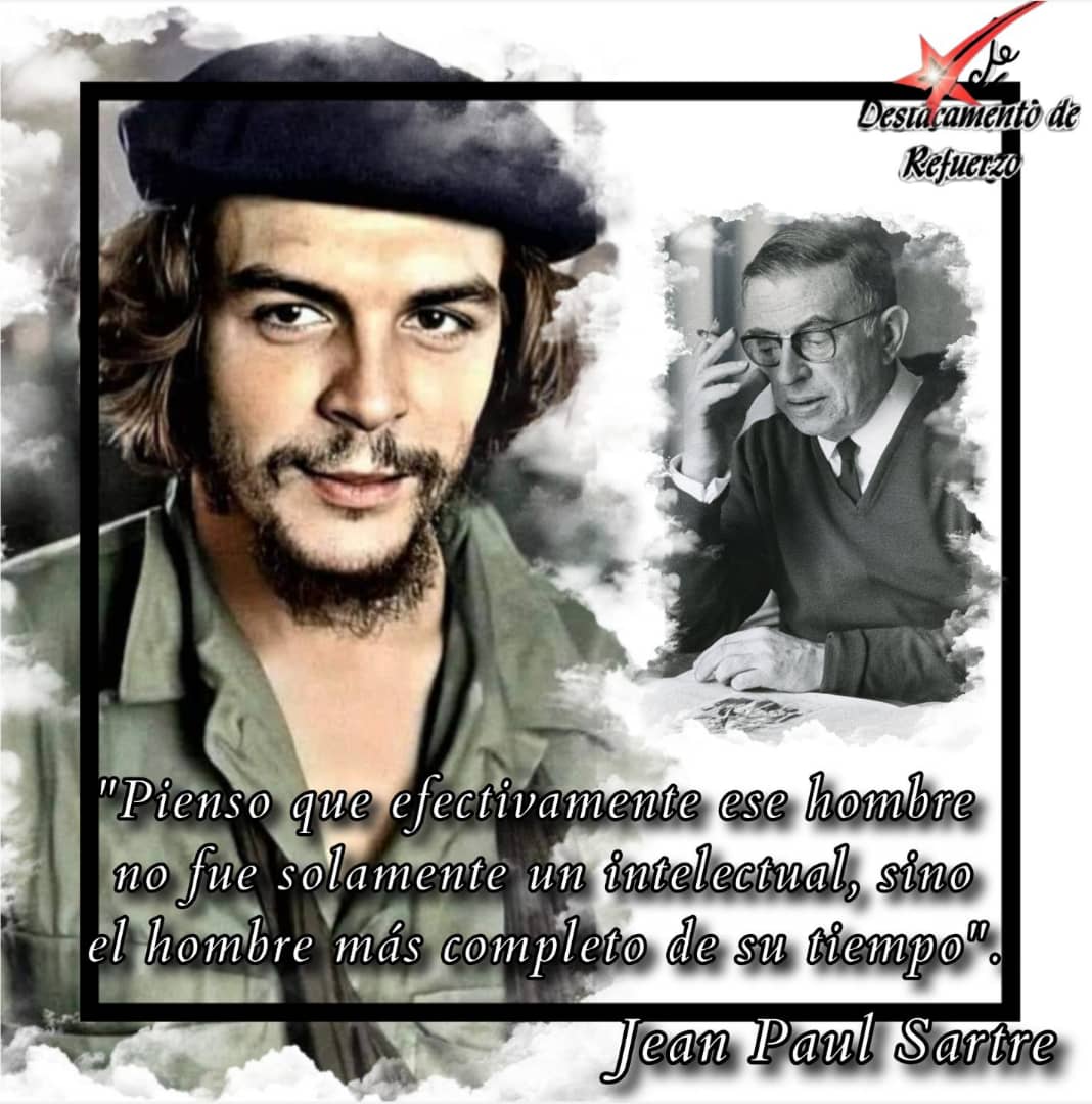 Che_Refuerzo's tweet photo. #DestacamentoDeRefuerzo//En el Che Guevara😊 se unieron una serie de característica y valores morales💪 que lo convirtieron en un hombre único y en ejemplo imperecedero💪 para todos los que luchamos por un mundo mejor😌.

FELIZ JORNADA🌞!
SALUDOS🤗!

#CubaEnModoVictoria
#CheVive https://t.co/npU0CE4S6L