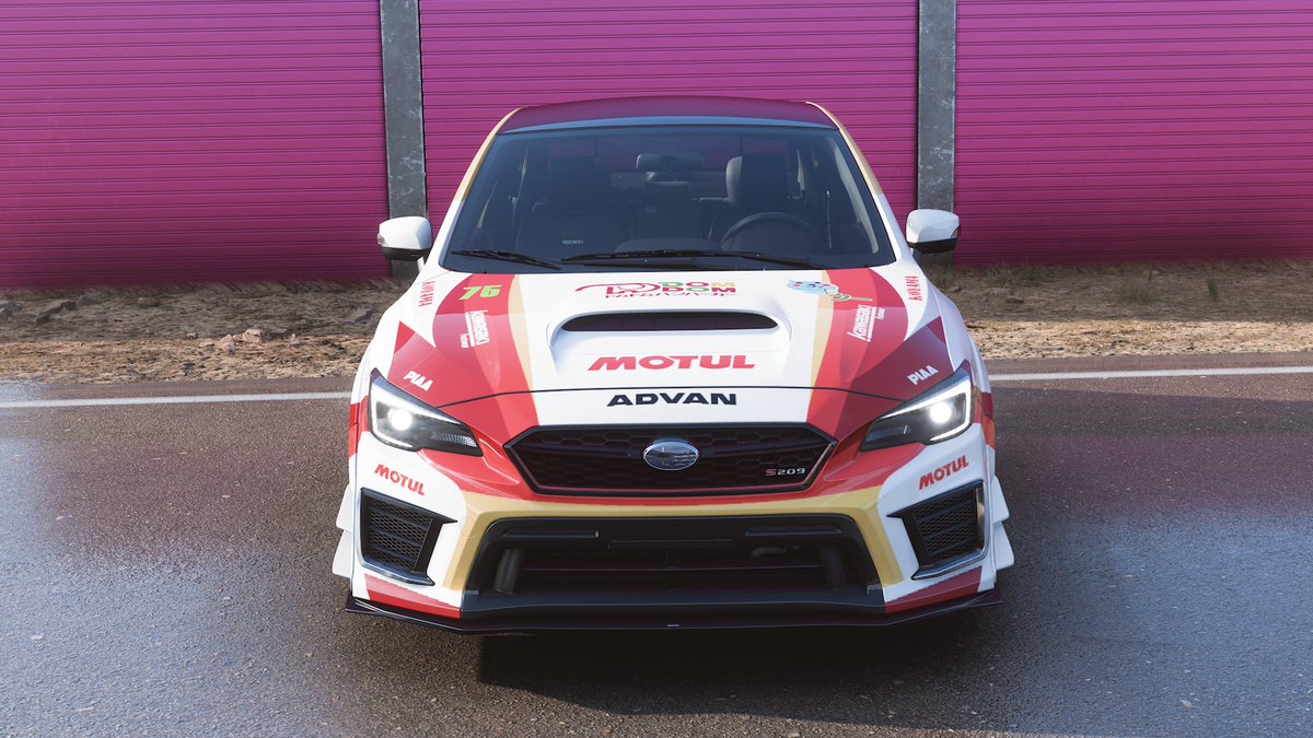 punny72's tweet image. Hello #ForzaHorizon5 fans.
That&apos;s my new original YAMAZAKI livery for Subaru STI S209 ❤️
Hope you like, comments are always welcome!
🎨 316 532 276
🛠️ 974 410 136

#ForzaPaintbooth #Forzashare #forzahorizon @WeArePlayground @FITGarage1 #FITGarage
