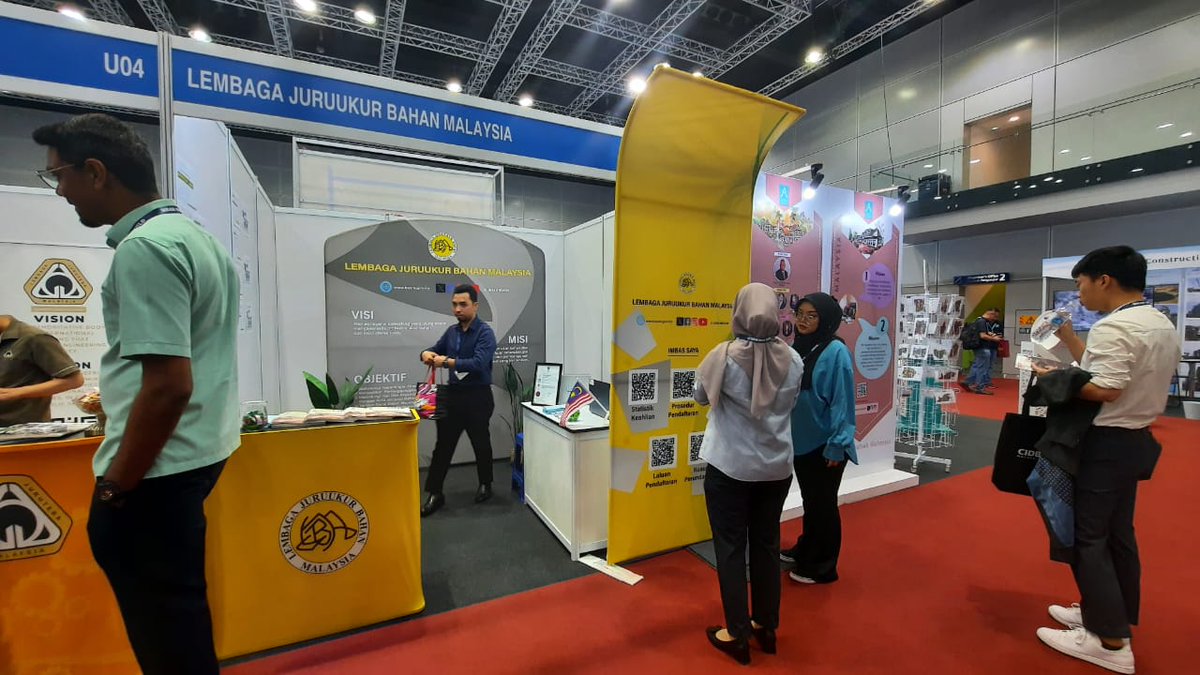 LJBMRasmi's tweet photo. Pameran MBAM OneBuild telah bermula hari ini!
Jangan lepaskan peluang temui kami di reruai LJBM (Reruai U05), Pusat Konvensyen Kuala Lumpur (KLCC). https://t.co/gTkT0H31qZ