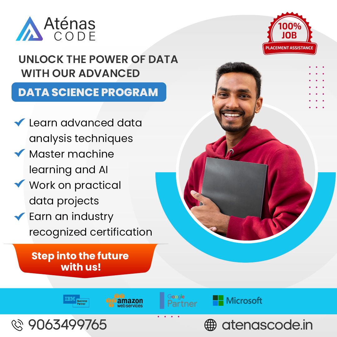atenascodehyd's tweet image. Step into the future with our Advanced Data Science Programme! 

Gain expertise in data analysis, machine learning, and AI to make impactful decisions and drive innovation. 📊🤖

#DataScience #AdvancedDataScience #MachineLearning #ArtificialIntelligence #DataAnalytics #BigData