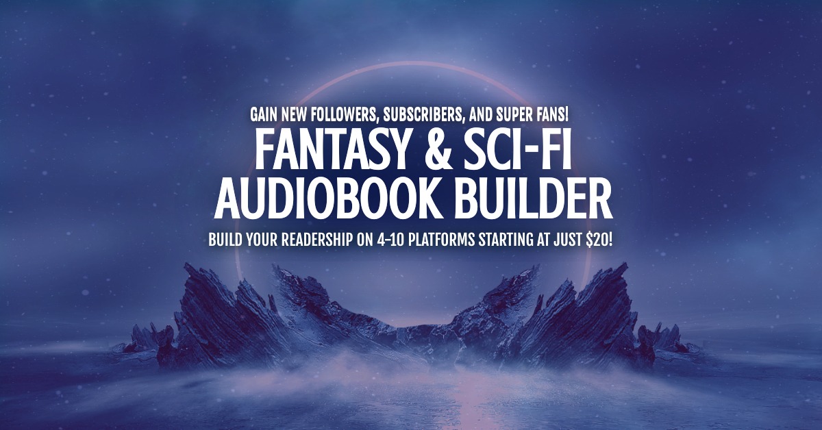 Authors, this is the LAST CALL for the Fantasy &amp; Sci-fi audiobook builder! It goes live on the 29th! Sign-up - bit.ly/sffaud