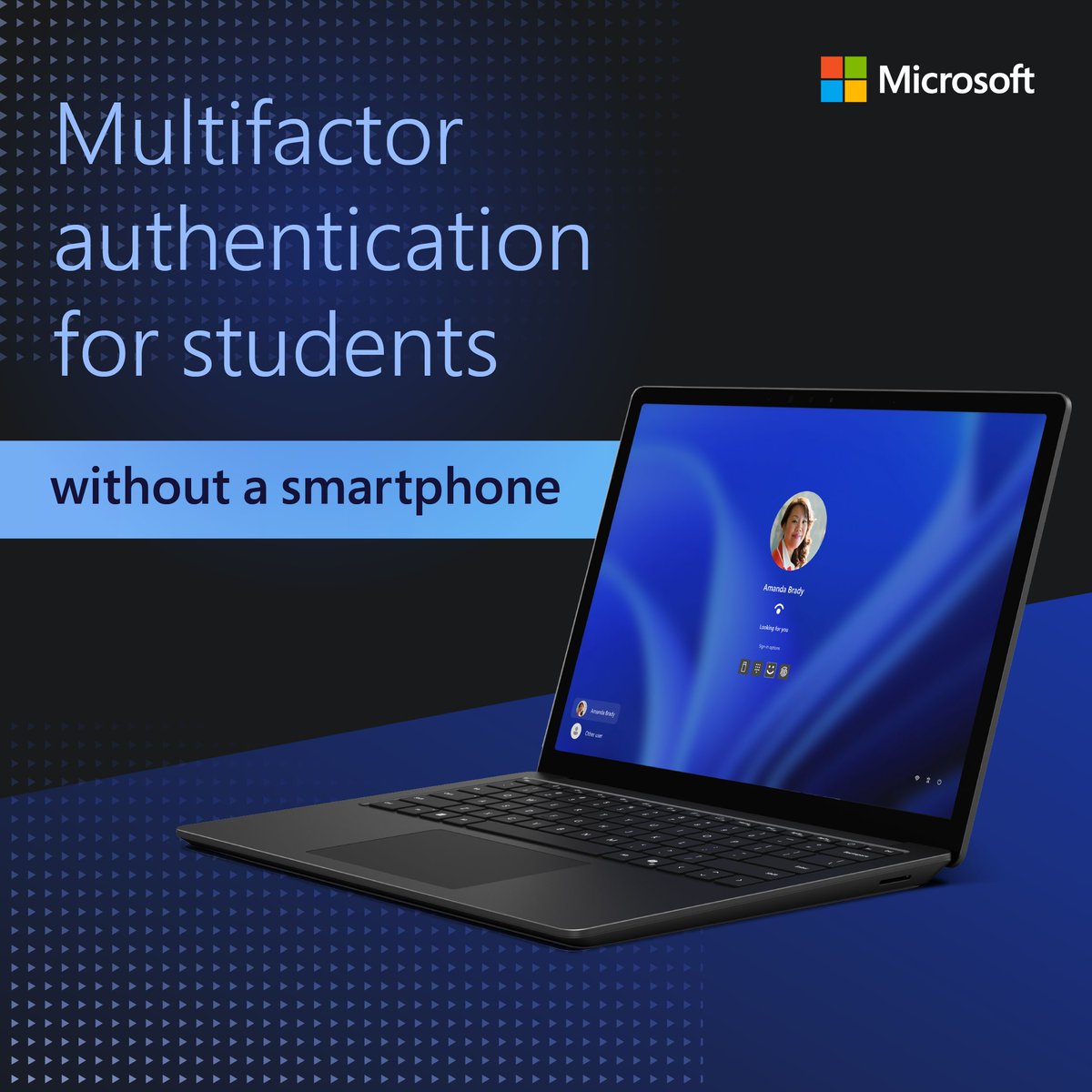 Schüler*innen können jetzt die Multifaktor-Authentifizierung ohne ein Smartphone verwenden, um 
sich anzumelden ✅ 

Erfahre hier, wie diese Lösung deine Schule schützen kann: msft.it/6012lL7y0

#Cybersecurity