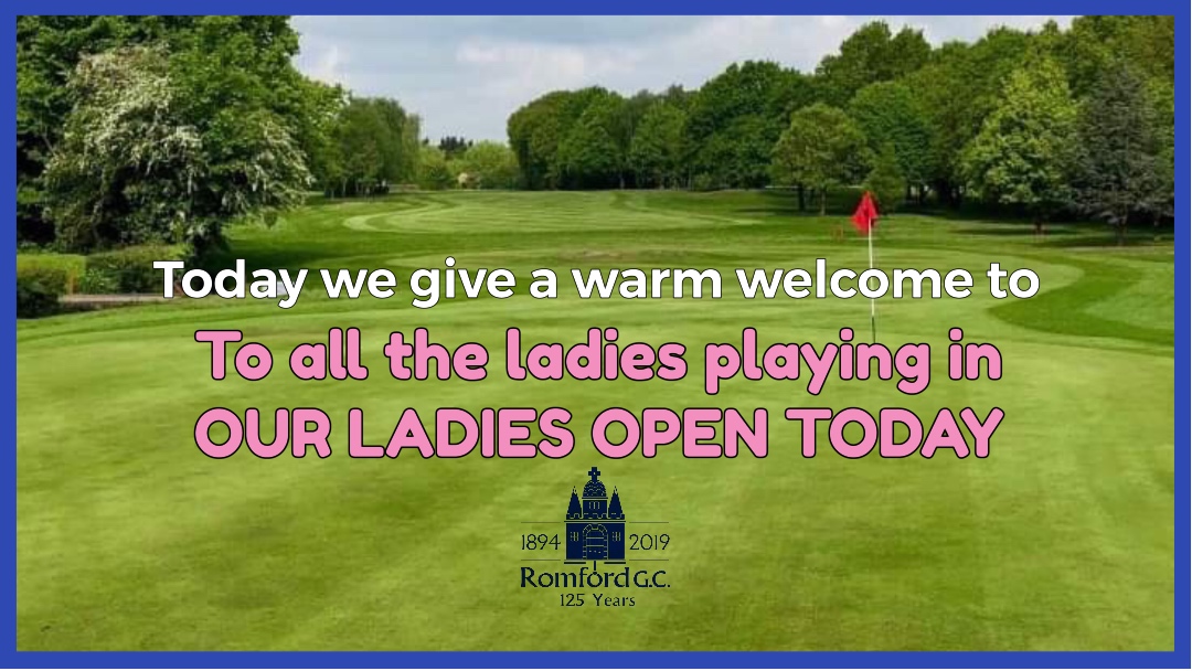 Romfordgolfclub's tweet photo. Today we give a warm welcome to all the ladies playing in our Ladies Open today. May you all enjoy your golf, our golf course and our hospitality #rgc #ladieswhogolf #ladiesgolfinessex #ladiesgolfsocitieswelcome #ladymemberswelcome #membergetmember #ladiesacademy #ladiesofrgc https://t.co/4h3xoj1NtF