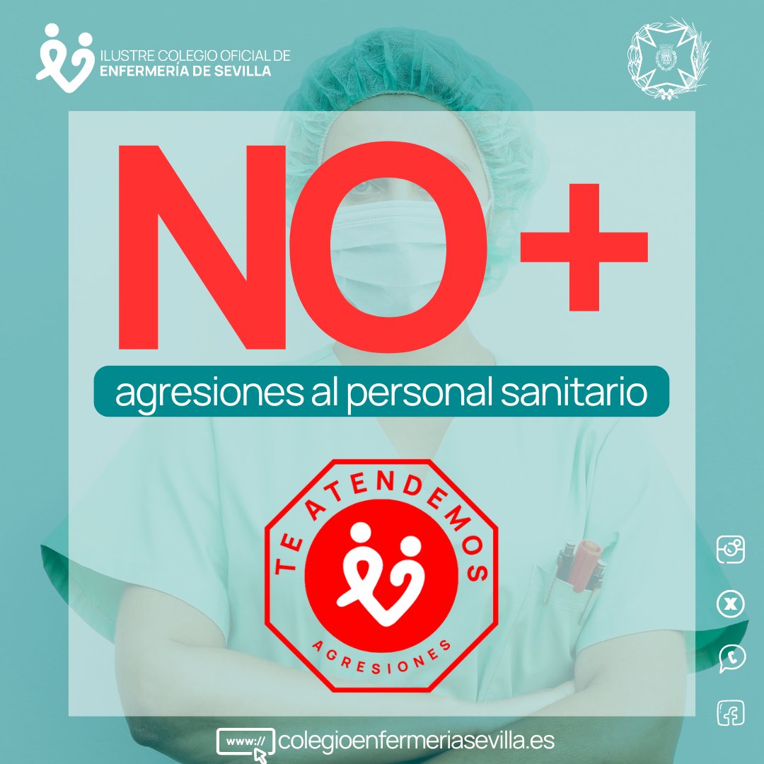 ICOESevilla's tweet photo. 🛑Si te agreden en tu puesto de trabajo, contacta con tu colegio profesional. El ICOES dispone de un Seguro Integral por ✋🏻Agresiones
👊 La agresión física o verbal es #DELITO
#StopAgresiones
🔎+INFO: https://t.co/UqzX1Mn7zp
#ICOES #Agresiones #SeguroIntegral #Seguridad https://t.co/yZXJOkee3s
