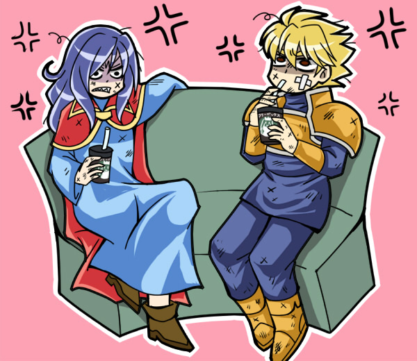 #このタグを見た人は黙って飲み物を持ったキャラを貼る 