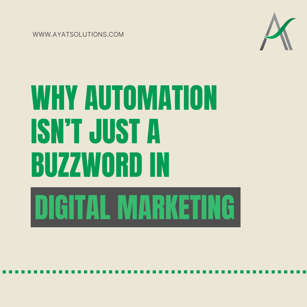 Ayat_Solutions's tweet photo. Are you using automation in your marketing strategy? Share your experience or let us help you get started! 💪
#digitalmarketing #ayat #ayatsolutions #businessgrowth #AIautomations #digitalmarketingtips #digitalmarketingstrategy https://t.co/bEGXHmqIgD