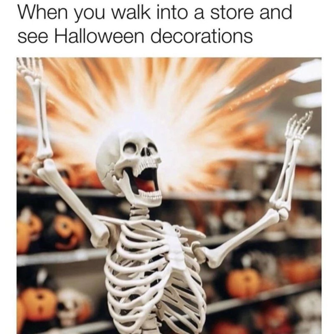 punkraveau's tweet photo. That spooky feeling when Halloween finally takes over the store ๐๐ธ๏ธ
#halloween #memes #halloweenmemes #spookyseason #ghostlyseason #witchyvibes #spookystore #shopping #punkrave https://t.co/zBh4Ez03aZ