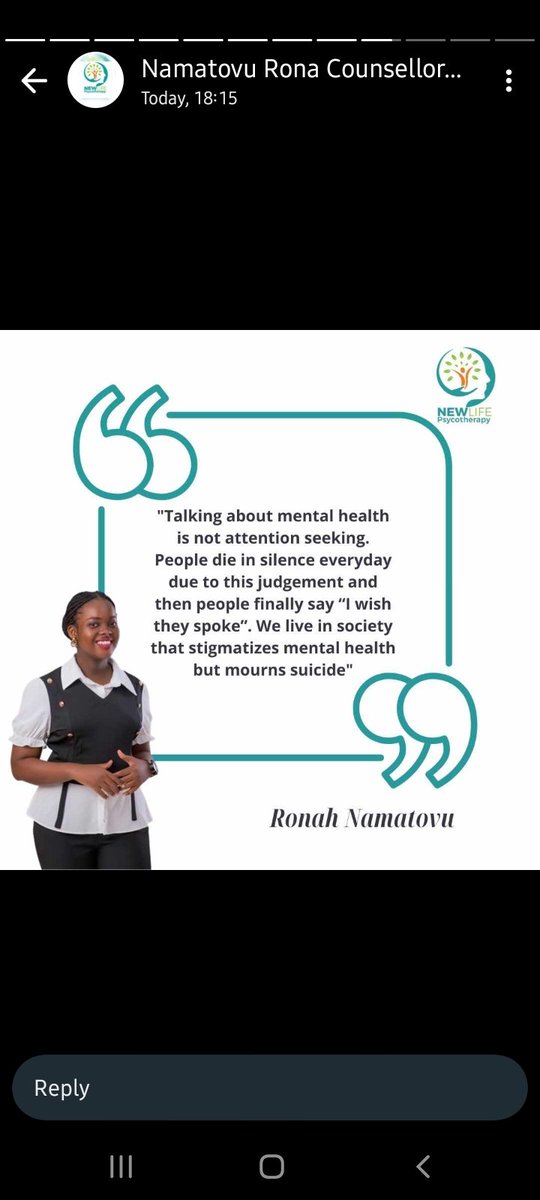 BMMShifters's tweet image. Talking about mental health is not attention seeking.  People die in silence everyday due to this judgement and people finally say "I wish they spoke". We live in society that stigmatises mental health but mourns suicide. @NamatovuRonah
 #SRHR #letsshiftnow #tofanakyokyogerekooo