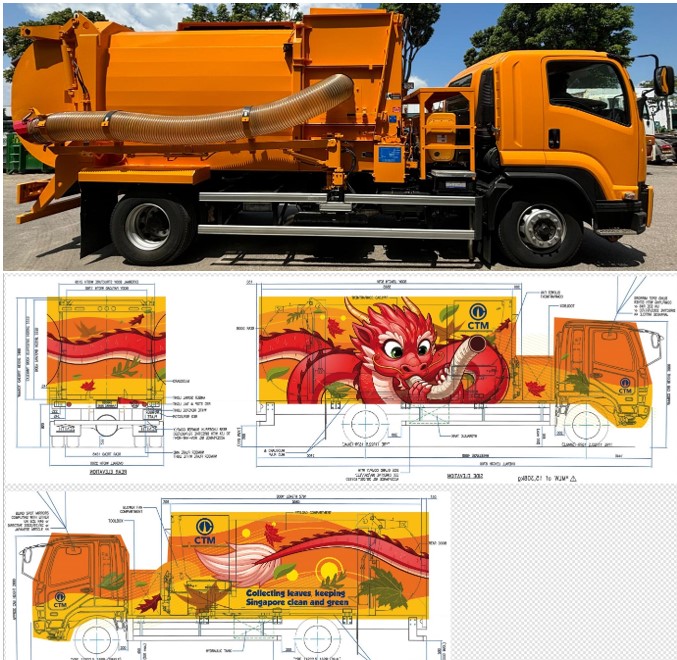 🍃Proud to support Terberg Zenith &amp; Chye Thiam in transforming leaf-collecting vehicles! Our “Collecting Leaves, Keeping Singapore Clean and Green” graphics will brighten the streets. Let’s make your fleet a community favourite! 🚛🌿

#VehicleBranding #Sustainability #wrapping