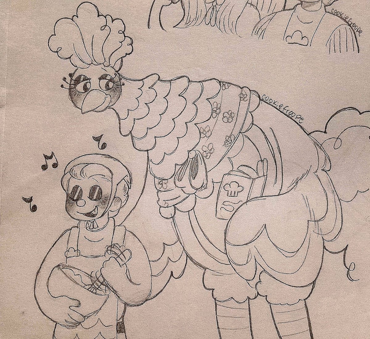 CookieFroope's tweet image. They're good friends :D
#WelcomeHome #welcomehomepuppetshow #welcomehomefanart #WelcomeHomeOc #PoppyPartdrige #SallyStarlet #JulieJoyful #traditionalart #Doodles #ApolloSweetheartOc