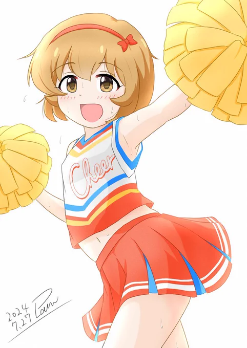 やったーゴー!ゴー!チアー!小春ちゃんも着られるようになるぜー(嬉早く来いー!#古賀小春 