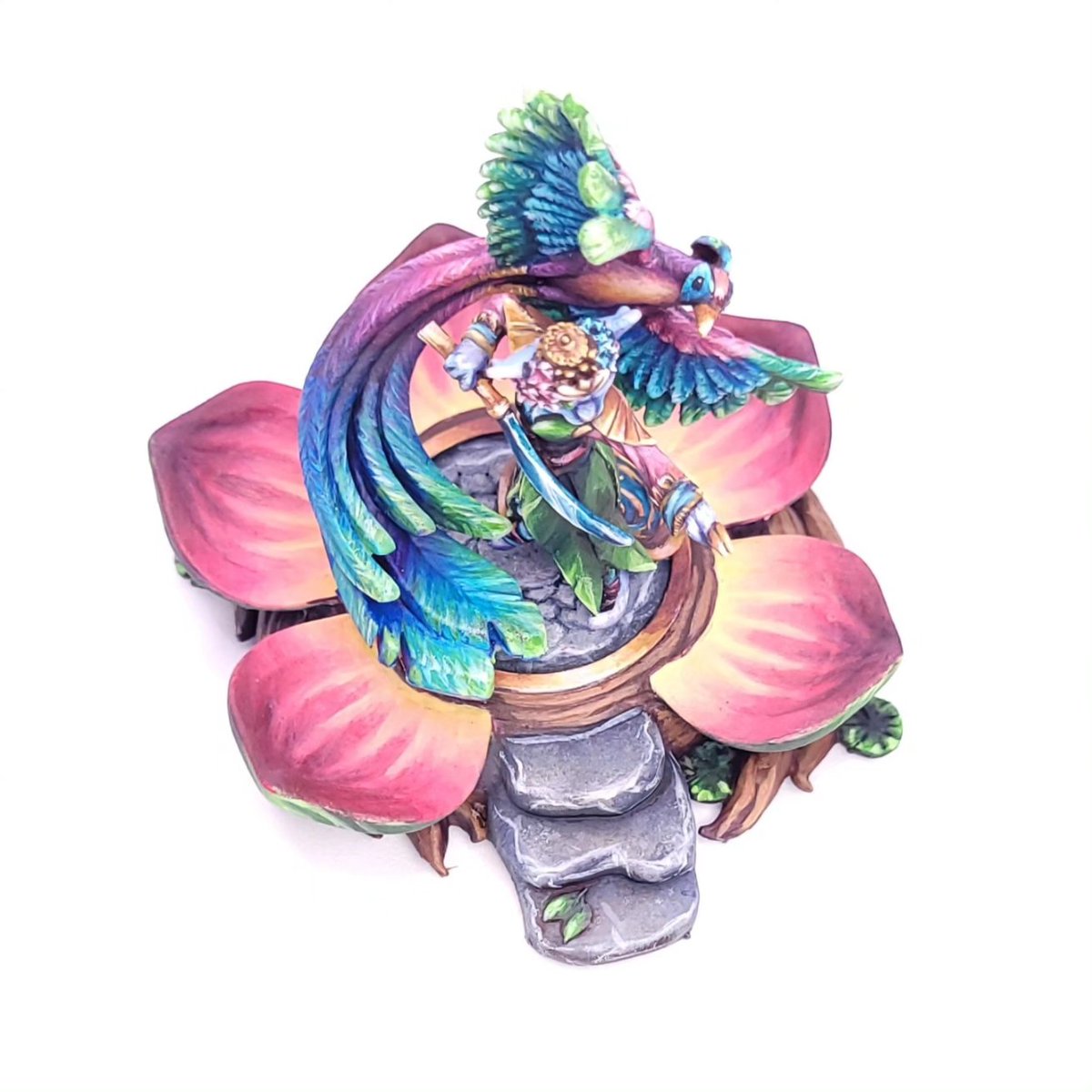 #WIP!!

Because I'm an absolute madwoman, I'm playing a fun game called "can I start a brand new entry the Monday before ReaperCon and get away with it?"

Stay tuned to find out!!!

Meowlia Moonpaw and Duskwing are by Kawna Minis

Base is by <a href="/CobraMode3D/">CobraMode Miniatures</a>