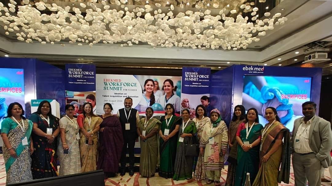 MetroCollege1's tweet photo. Prof. Pravin Prakash attended EBEKMED Workforce Summit 2024, discussing strategies for nursing talent retention and innovation in healthcare, with TNAI signing an MoU to enhance nurse training.
#NursingLeadership #HealthcareInnovation #WorkforceSummit2024 #TalentAcquisition https://t.co/PkXr2KhFdm