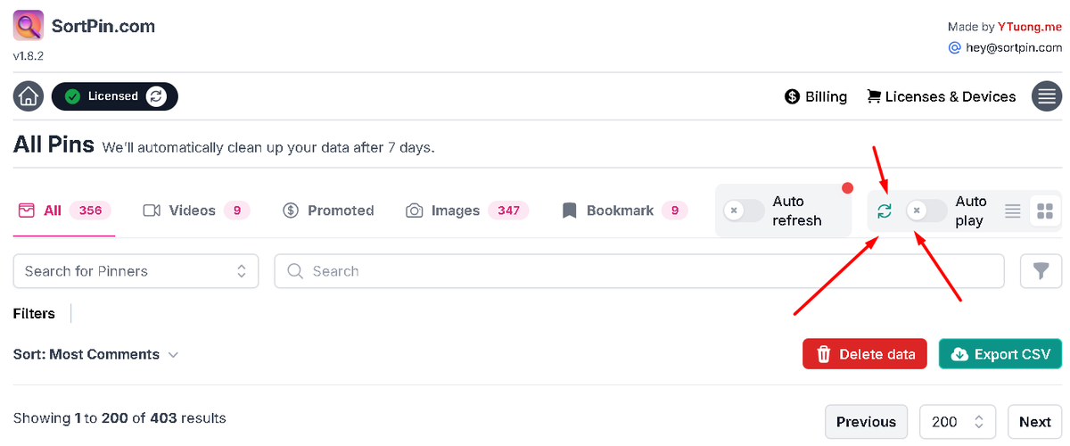 SortPin's tweet image. SortPin&apos;s real-time sync keeps your boards updated across all devices. 🔄 #RealTimeSync #SortPin