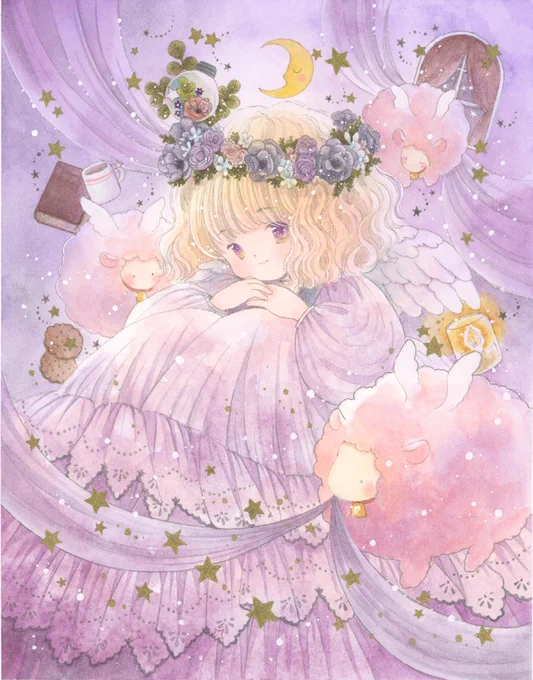 藤宮いすみさん( )主催の「むらさきの世界」に参加します九州での展示会初めてなので見ていただけると嬉しいです!会期:2024/9/3～9/8会場:山本文房堂   アートカフェ&amp;バーぱんだっこ   (どちらかの会場に展示されます) #展示むらさきの世界 