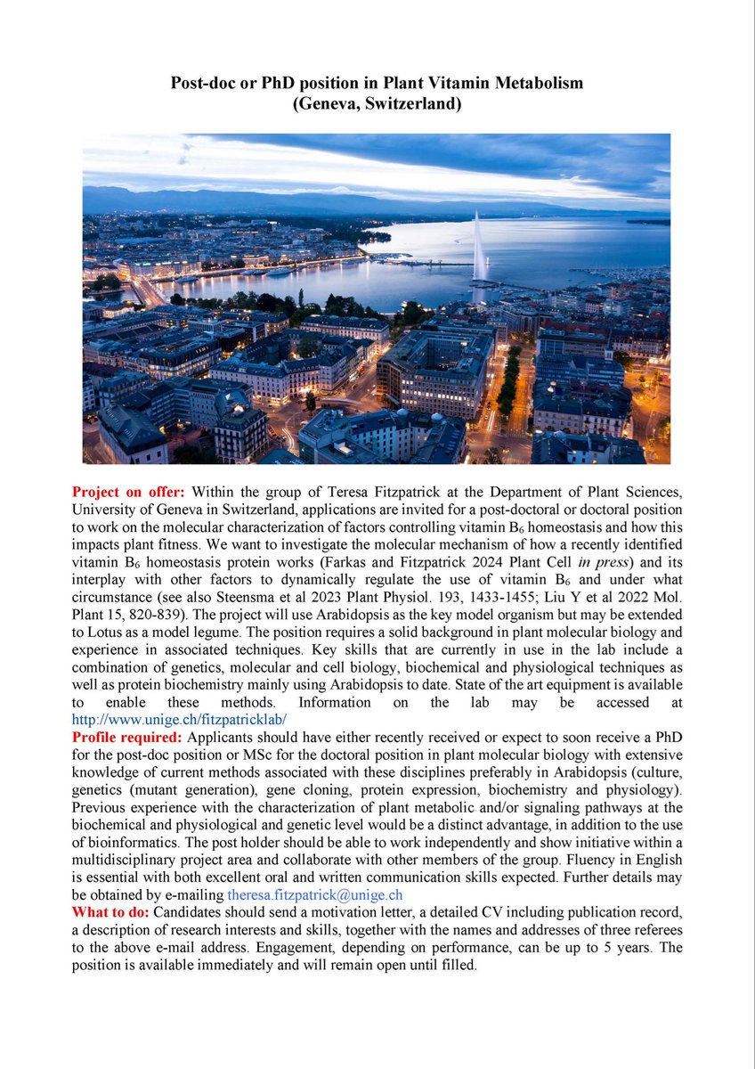 Open positions in our group to work on an exciting project see below 👇