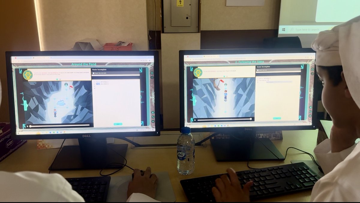 cec_uaeu's tweet image. The Continuing Education Center at UAEU organized the Tech Wizard course where young learners developed coding skills through hands-on activities, learning sequences, loops, syntax, and debugging.
#cecuaeu #uaeu #techwizard #python #codingckills #summercamps #ozaria #programming