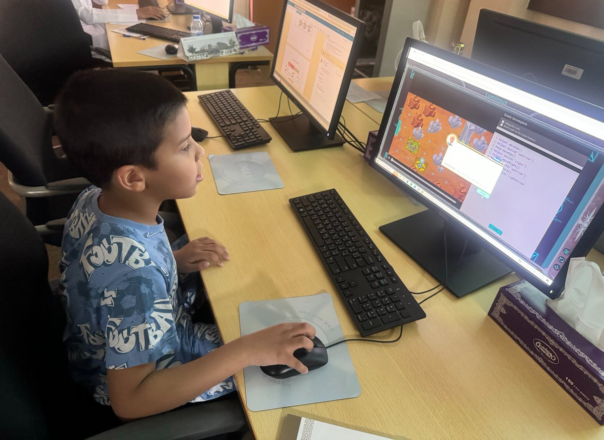 cec_uaeu's tweet image. The Continuing Education Center at UAEU organized the Tech Wizard course where young learners developed coding skills through hands-on activities, learning sequences, loops, syntax, and debugging.
#cecuaeu #uaeu #techwizard #python #codingckills #summercamps #ozaria #programming