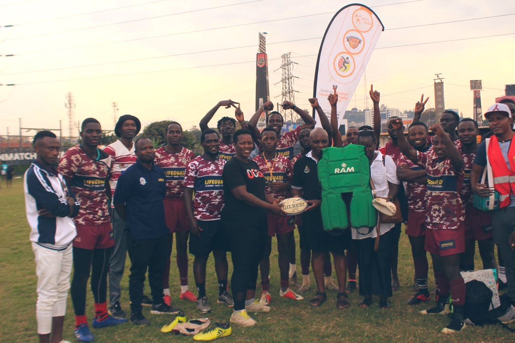 @SportsUganda Ltd UK and Sembeza Africa ASBL are proud to present RAMS RFC with Rugby Balls and Tackle Shields donated by Salisbury RFC in the UK. Whistles and Stop Clocks by SportsUganda Ltd UK and Sembeza Africa ASBL
#HalaRams