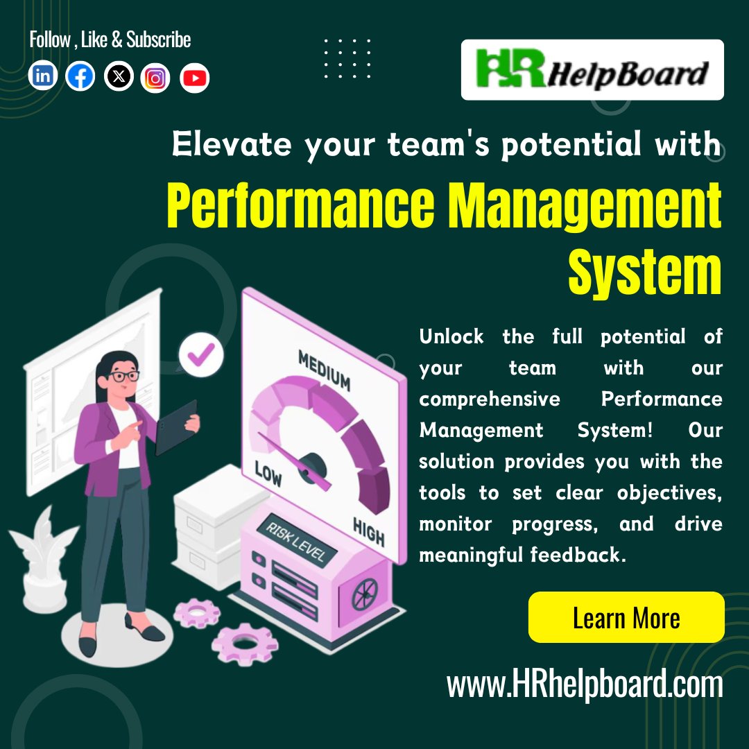 HRhelpboard's tweet image. Maximize your team’s potential with our Performance Management System! Our intuitive platform simplifies performance tracking and aligns objectives with overall goals.

bit.ly/45LQ2ba

#performancemanagementsystem #performancemanagementsystemmeaning