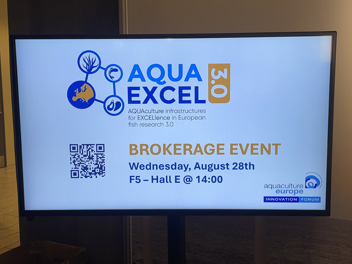 EATIP_eu's tweet photo. A final reminder for those attending @easaqua #AE24 in Copenhagen ๐ฉ๐ฐ Join us for the #EATiP #EAS ๐ช๐บ Innovation Forum, Room F5 Hall E 09:00 - 17:00
With over 20 speakers including @EU_MARE @EUScienceInnov @S3Cop_EU @AQUAEXCEL3 & many more!
Looking forward to meeting you there!๐ https://t.co/9Qin94r3ya