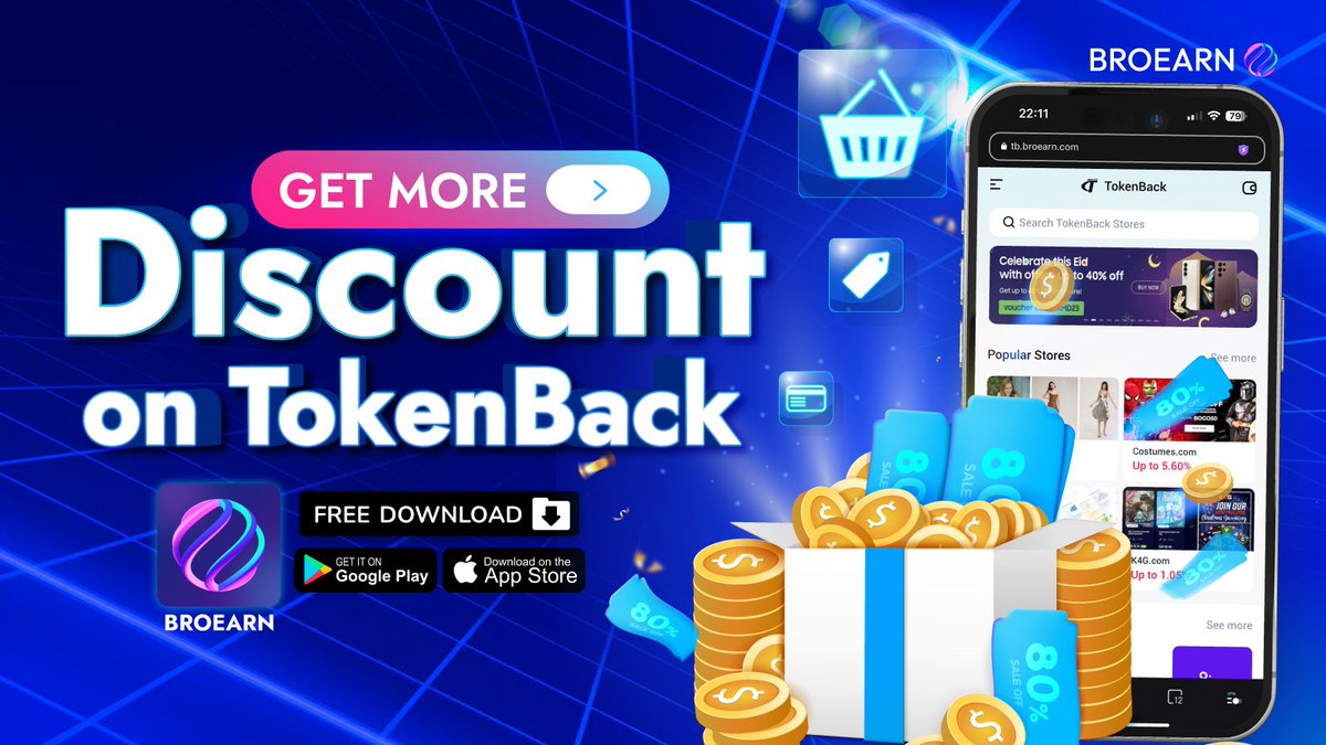 Token_Back's tweet photo. 🛒💸 Maximize your savings with TokenBack discounts 💰
💡 No time to waste
📌Try now:  https://t.co/nGgGxGLwqr
❤️ Like, 🔄 Share, 🗣️ RT
#Shopping #ShopSmart #CryptoRevolution #Earning #Crypto #PUT #BTC #ETH #viral https://t.co/Rqx5OqB8rC