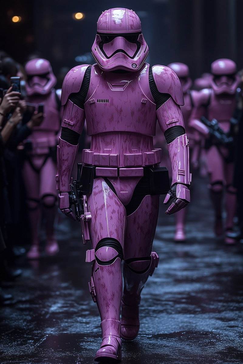 ai_studio__'s tweet photo. Fashion Trooper. 

#midjourney #aifashion #trooper #starwars #genAI https://t.co/L9LvIv953c