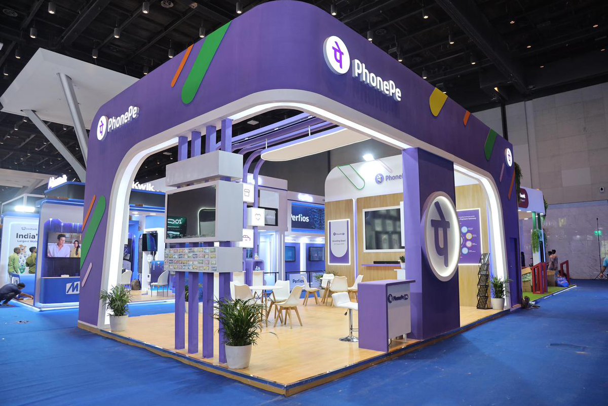 PhonePe's tweet photo. We are stoked to be part of the Global Fintech Fest'24 @GffFintechfest at Jio World Convention Centre, Mumbai from 28th to 30th Aug. Visit us at booth no. H2-H7 and get to know about our latest product offerings and brands from the house of #phonepe 

 #GFF24 #Fintech https://t.co/a1IoWytJiI