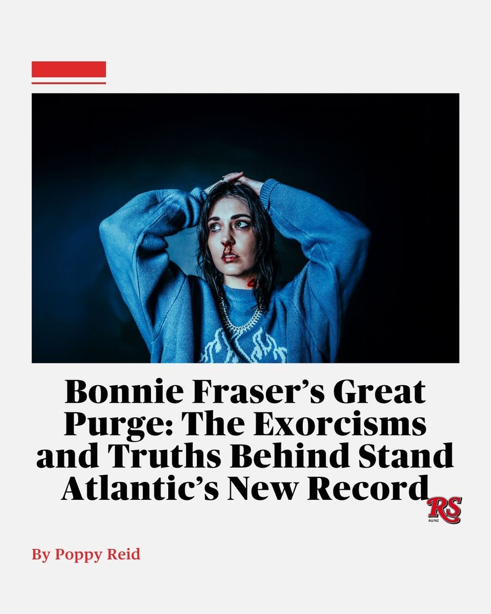 rollingstoneaus's tweet photo. #BonnieFraser’s Great Purge: The Exorcisms and Truths Behind #StandAtlantic’s New Record

How Bonnie Fraser’s struggle with trauma, self-doubt, and newfound empowerment shaped one of pop punk’s most gripping records.

Read the full Rolling Stone interview here:
https://t.co/A3KuPqF8kh