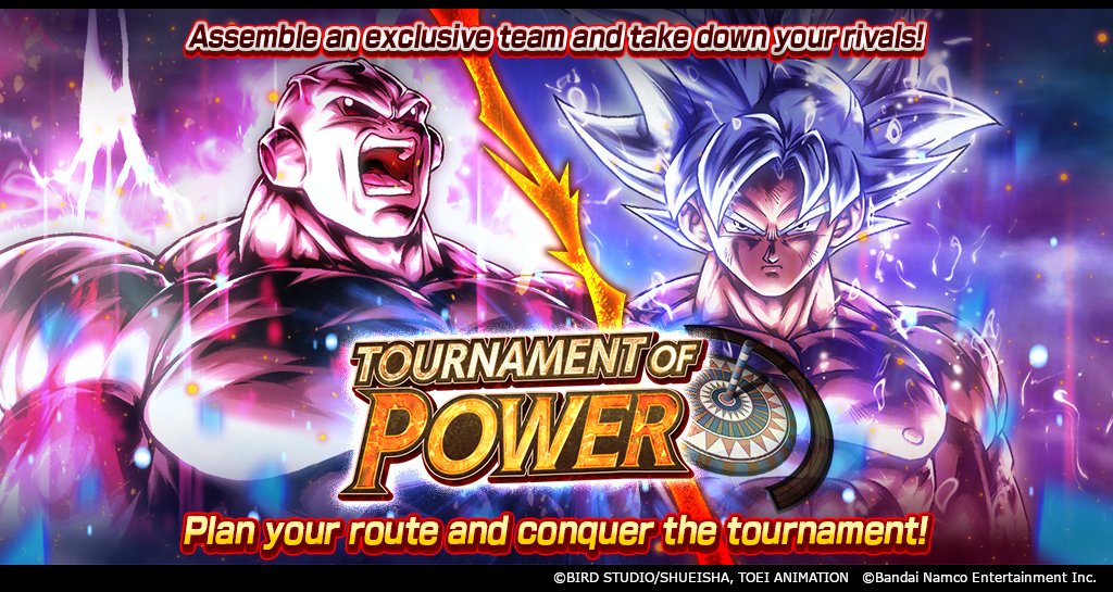 DB_Legends's tweet photo. ["Tournament of Power #87" Is On!]
Form a team of 6, battle across the map, and compete for a high Battle Score against players worldwide to get great rewards each season! You can even get Chrono Crystals by defeating the Boss at the end!

#DBLegends
#SagasFromTheMoviesZCampaign https://t.co/wp2CVwUZIE