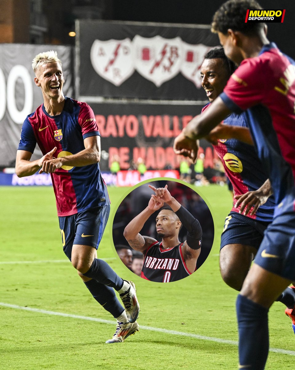 mundodeportivo's tweet photo. ⌚ La celebración de Dani Olmo cuando marca es la misma que hace el jugador de la NBA Damian Lillard en canastas decisivas, conocida como 'Dame Time'

📸 @perepunti https://t.co/ctkpiOHELF