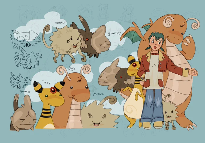 pokemon oc doodle ^_^ 