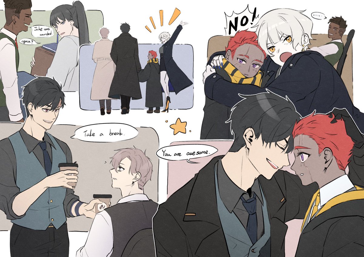 moha20201024's tweet photo. My OC &amp; friend's OC https://t.co/BoKsN95EkP