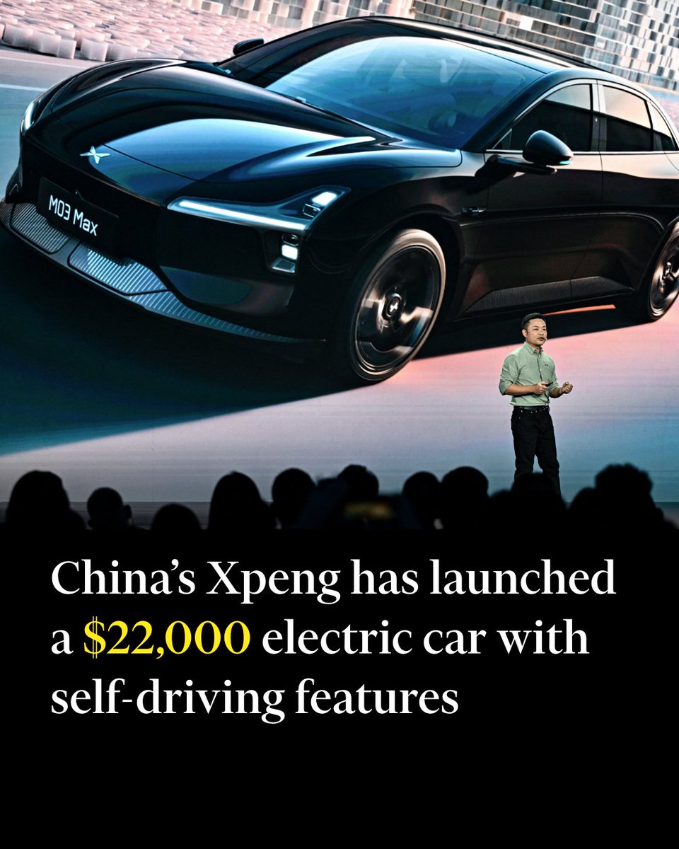 The Mona M03 features a Tesla-like button-free dashboard, AI-powered driving and a lower price than comparable models by Elon Musk's company. on.ft.com/3XaV8ee