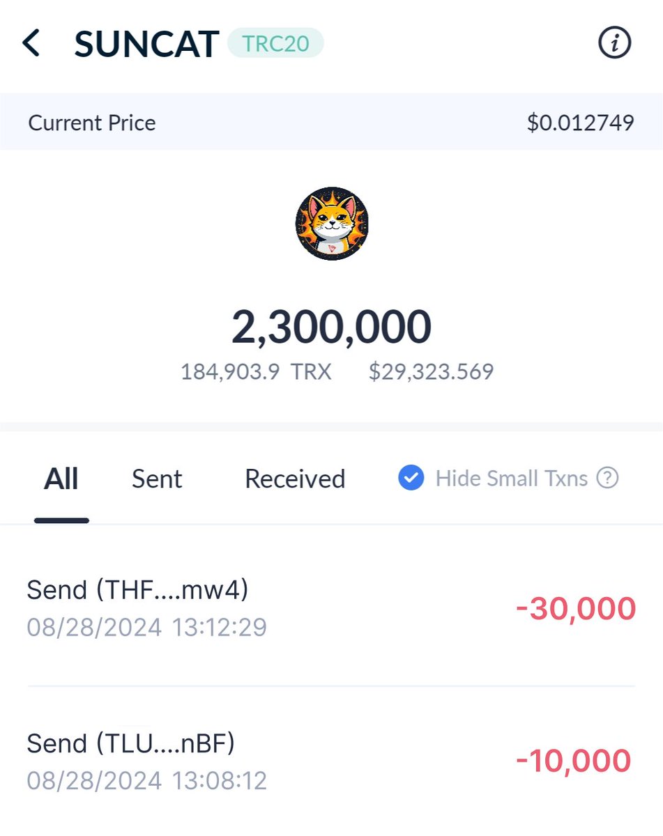 CryptoKaviYT's tweet photo. Started sending out $SUNCAT tokens to random followers as I said before.

Drop your #TRX address below, if you are new! https://t.co/9fylnuM4qW
