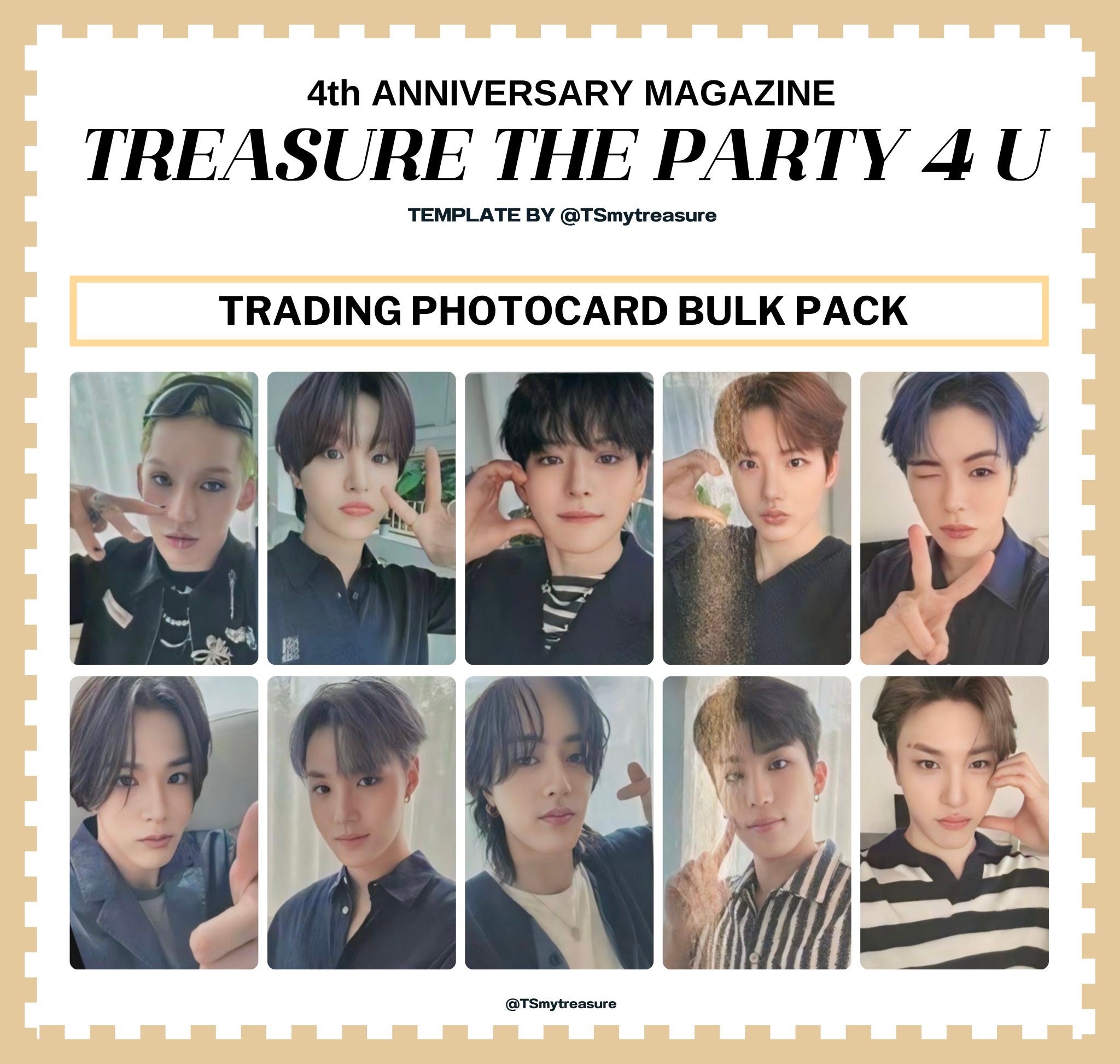 TREASURE - [PLEASURE] TREASURE TRADING PHOTOCARD BULK PACK