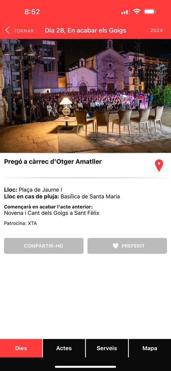 Arrenca la Festa Major amb el pregó! 🎉 Vine i viu cada moment d'aquests dies de festa. Descarrega l'app per tenir tota la programació a la butxaca! 👉 imobils.com/fmvila/descarr… #fmvila24 #Pregó #FestaMajor #Vilafranca #fmvila #explosiva #fmvilafranca #pregotuit