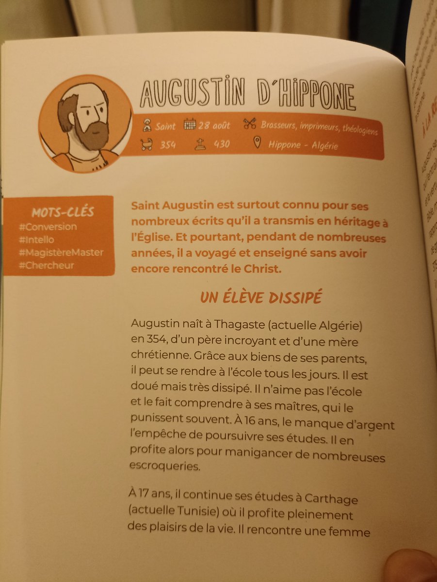 Philocognitif's tweet photo. On peut être évêque, docteur de l’Église, remplir des rayonnages de bibliothèque, inspirer la théologie depuis des siècles, et se retrouver parmi les "rebelles et saints" ! Une très belle galerie de portraits pour les jeunes qui veulent mettre le bazar !
#Augustin #28aout https://t.co/Frz2c9ukEt