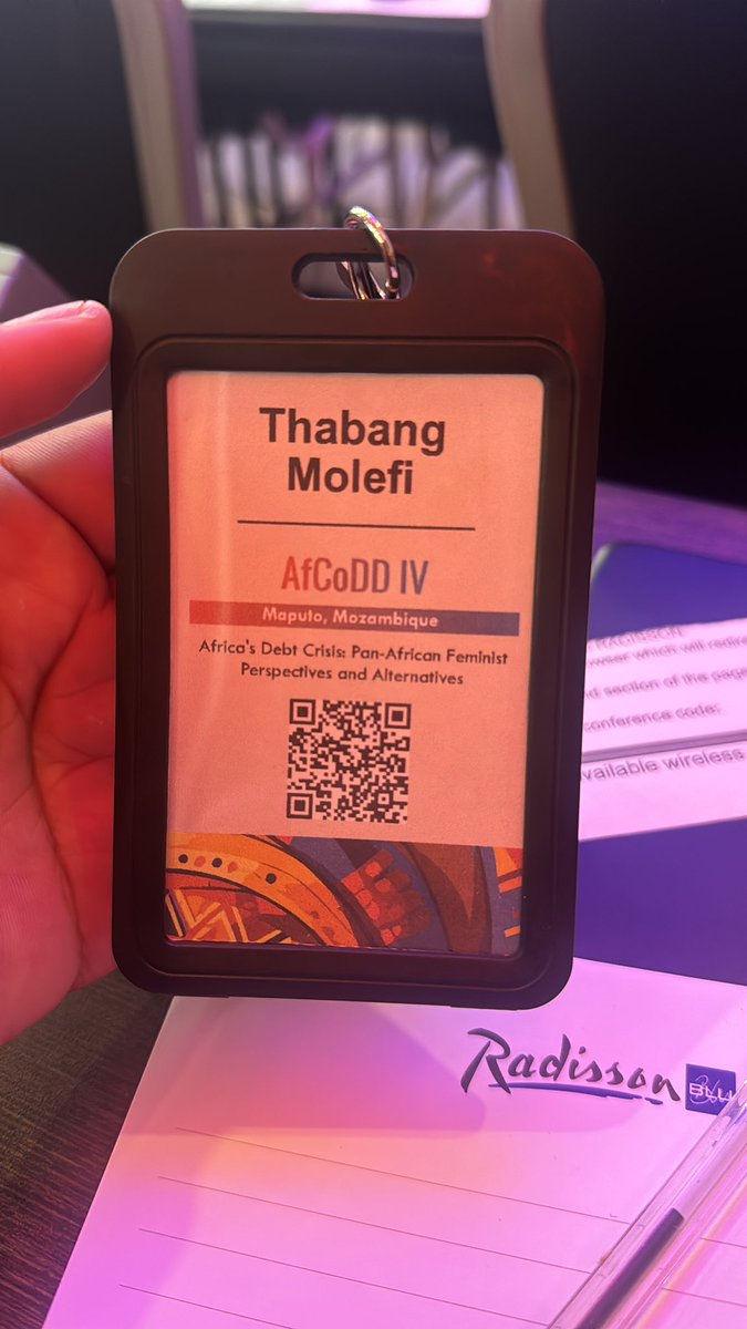 ThabangMolefi7's tweet photo. Looking forward to learning how Botswana can recover from debt,balancing economic growth with social equity, leveraging global opportunities while managing internal challenges, and ensuring sustainable development to create a resilient economy.Happy to be here.
@AFRODAD2011 https://t.co/Qj0KlDsliY