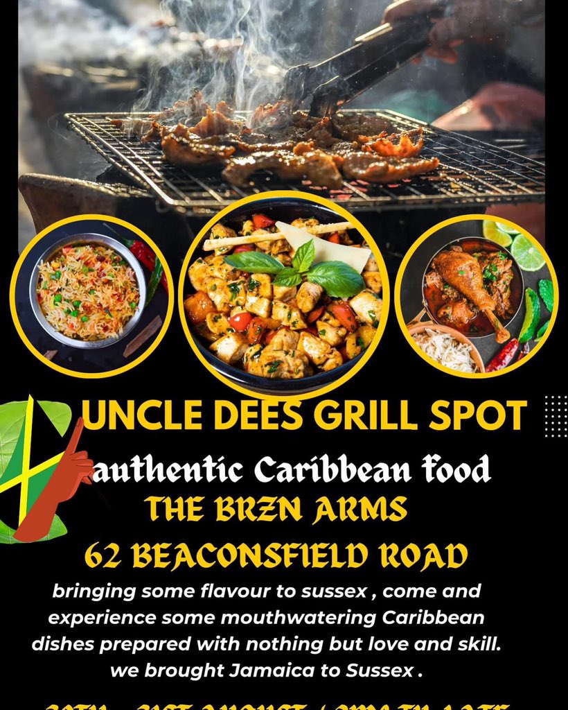 CONGRATULATIONS @uncledeesgrillspot IS BACK

THIS FRI N SAT

BRINGING OUTRAGEOUSLY TASTY CARIBBEAN DISHES - HELL YEAH THE BBQ JERK CHICKEN RETURNS TOO

ALSO RAPTOR IS FRESH N FLOWING ONCE AGAIN