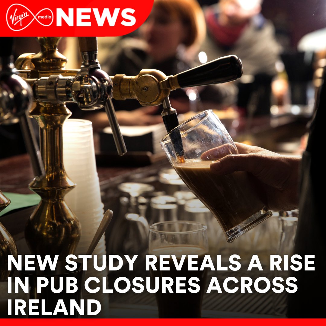 VirginMediaNews's tweet photo. A new Drinks Industry Group of Ireland report reveals that over 2,000 pubs have shut down across Ireland since 2005. It shows that an average of 114 pubs have closed annually over the past 18 years.
#IrishPubs #PubClosure #DrinksIndustry #Ireland https://t.co/XIW1Q6QAop